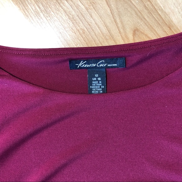 Kenneth Cole ruched side dress - Picture 2 of 5